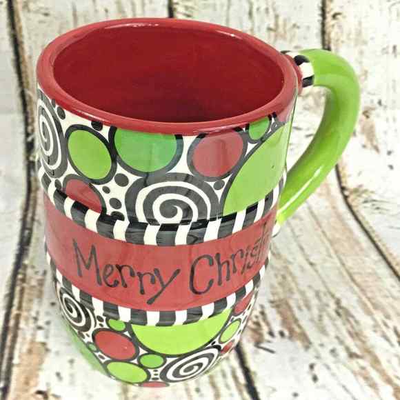 Burton & Burton Christmas Holiday Mug Cup Merry Christmas Ya'll - Picture 4 of 7